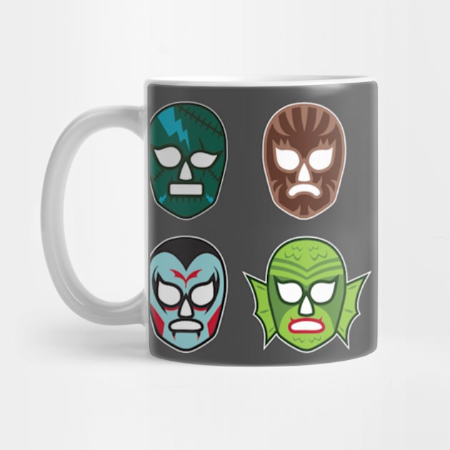 Monster Pals - Luchador Masks by JMADISON